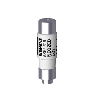 Siemens 5SE2310, Sentron Neozed, 10 Amper, Kartuş Sigorta, D01, gG Tip, 400 Volt AC, 50 kA