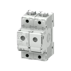 Siemens 5SG7123, Sentron Minized, 63 Amper, 2 Kutuplu, Kartuş Sigorta Yuvası, Neozed D02 Sigortalar için