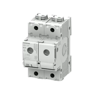 Siemens 5SG7123, Sentron Minized, 63 Amper, 2 Kutuplu, Kartuş Sigorta Yuvası, Neozed D02 Sigortalar için