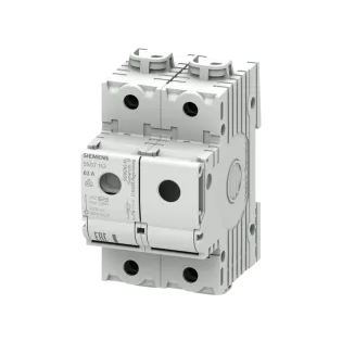 Siemens 5SG7153, Sentron Minized, 63 Amper, 1 Kutup+Nötr, Kartuş Sigorta Yuvası, Neozed D02 Sigortalar için