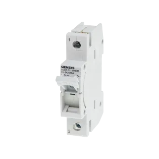 Siemens 5SG7611-0KK16, Sentron Minized, 16 Amper, 1 Kutuplu, Kartuş Sigorta Yuvası, Neozed D01 Sigortalar için