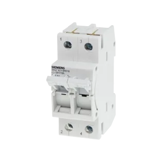Siemens 5SG7621-0KK16, Sentron Minized, 16 Amper, 2 Kutuplu, Kartuş Sigorta Yuvası, Neozed D01 Sigortalar için