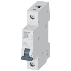 Siemens 5SL3106-6YA, 5SL Klasik, 6 Amper, 1 Kutuplu, B Tipi, Otomatik Sigorta, 4.5 kA, 1x6B