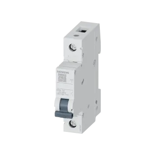 Siemens 5SL3106-7YA, 5SL Klasik, 6 Amper, 1 Kutuplu, C Tipi, Otomatik Sigorta, 4.5 kA, 1x6C