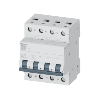 Siemens 5SL3410-7YA, 5SL Klasik, 10 Amper, 4 Kutuplu, C Tipi, Otomatik Sigorta, 4.5 kA, 4x10C