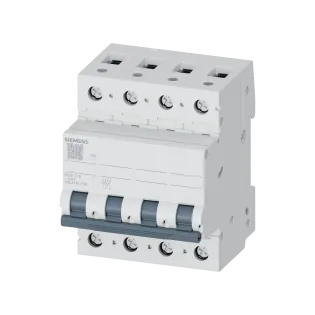 Siemens 5SL3416-7YA, 5SL Klasik, 16 Amper, 4 Kutuplu, C Tipi, Otomatik Sigorta, 4.5 kA, 4x16C