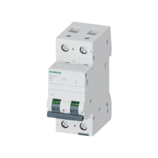 Siemens 5SL4204-7, Sentron 5SL, 4 Amper, 2 Kutuplu, C Tipi, Otomatik Sigorta, 10 kA, 2x4C