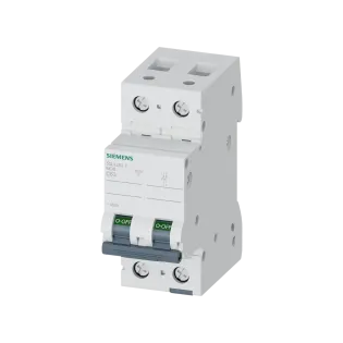Siemens 5SL4263-7, Sentron 5SL, 63 Amper, 2 Kutuplu, C Tipi, Otomatik Sigorta, 10 kA, 2x63C