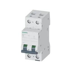 Siemens 5SL4513-7, Sentron 5SL, 13 Amper, 2 Kutuplu, C Tipi, Otomatik Sigorta, 10 kA, 2x13C