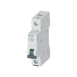 Siemens 5SL6163-7, Sentron 5SL, 63 Amper, 1 Kutuplu, C Tipi, Otomatik Sigorta, 6 kA, 1x63C