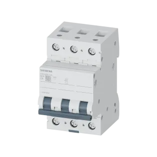 Siemens 5SL6306-7YA, 5SL Klasik, 6 Amper, 3 Kutuplu, C Tipi, Otomatik Sigorta, 6 kA, 3x6C