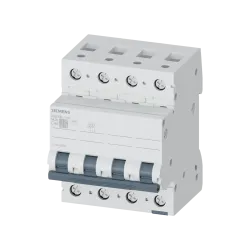 Siemens 5SL6640-7YA, 5SL Klasik, 40 Amper, 4 Kutuplu, C Tipi, Otomatik Sigorta, 6 kA, 4x40C