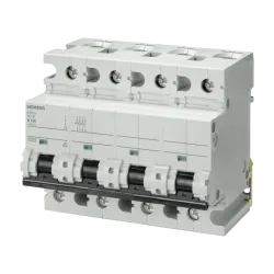 Siemens 5SP4492-7, Sentron 5SP, 125 Amper, 4 Kutuplu, C Tipi, Otomatik Sigorta, 10 kA, 4x125C