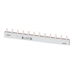 Siemens 5ST3704, Sentron 5SL ve 5SY için 80 Amper, 2 Kutuplu, 12 Modül, Tarak Otomat Barası