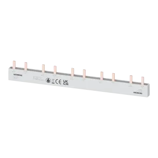 Siemens 5ST3706, Sentron 5SL ve 5SY için 80 Amper, 2 Kutuplu, 12 Modül, Tarak Otomat Barası