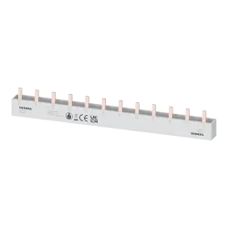 Siemens 5ST3708, Sentron 5SL ve 5SY için 80 Amper, 3 Kutuplu, 12 Modül, Tarak Otomat Barası