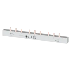 Siemens 5ST3711, Sentron 5SL ve 5SY için 80 Amper, 3 Kutuplu, 12 Modül, Tarak Otomat Barası