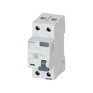 Siemens 5SV3314-6, Sentron 5SV3, 40 Amper, 30mA, A Tip, Kaçak Akım Koruma Rölesi, 2 Kutuplu (1 Faz+Nötr)