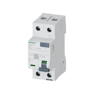 Siemens 5SV3317-6, Sentron 5SV5, 80 Amper, 30mA, A Tip, Kaçak Akım Koruma Rölesi, 2 Kutuplu (1 Faz+Nötr)