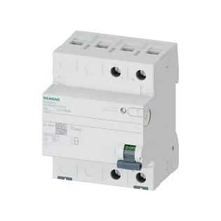Siemens 5SV3321-4, Sentron Siquence, 16 Amper, 30mA, B Tip, Kaçak Akım Koruma Rölesi, 2 Kutuplu (1 Faz+Nötr)