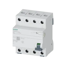 Siemens 5SV3342-4, Sentron Siquence, 25 Amper, 30mA, B Tip, Kaçak Akım Koruma Rölesi, 4 Kutuplu (3 Faz+Nötr)