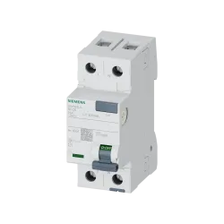 Siemens 5SV3612-6, Sentron 5SV3, 25 Amper, 300mA, A Tip, Kaçak Akım Koruma Rölesi, 2 Kutuplu (1 Faz+Nötr)