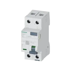 Siemens 5SV3614-6, Sentron 5SV3, 40 Amper, 300mA, A Tip, Kaçak Akım Koruma Rölesi, 2 Kutuplu (1 Faz+Nötr)