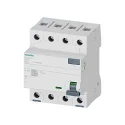 Siemens 5SV3642-6, Sentron 5SV3, 25 Amper, 300mA, A Tip, Kaçak Akım Koruma Rölesi, 4 Kutuplu (3 Faz+Nötr)