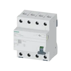 Siemens 5SV3647-4, Sentron Siquence, 80 Amper, 300mA, B Tip, Kaçak Akım Koruma Rölesi, 4 Kutuplu (3 Faz+Nötr)