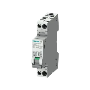 Siemens 5SV6016-7MC20, Sentron 5SV6 COM, 20 Amper, 2 Kutuplu, C Tipi, Ölçme ve Haberleşmeli Ark Hatası Algılama Cihazı, 6 kA, 2x20C
