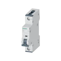 Siemens 5SY5115-7, Sentron 5SY, 1.6 Amper, 1 Kutuplu, C Tipi, Otomatik Sigorta, 10 kA, 1x1.6C