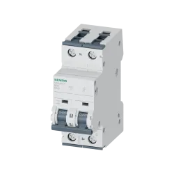 Siemens 5SY5202-7, Sentron 5SY, 2 Amper, 2 Kutuplu, C Tipi, Otomatik Sigorta, 10 kA, 2x2C