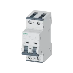 Siemens 5SY5206-7, Sentron 5SY, 6 Amper, 2 Kutuplu, C Tipi, Otomatik Sigorta, 10 kA, 2x6C