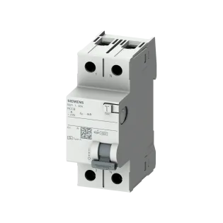 Siemens 5SZ1614-6YA, Sentron 5SZ1, 40 Amper, 300mA, A Tip, Kaçak Akım Koruma Rölesi, 2 Kutuplu (1 Faz+Nötr)