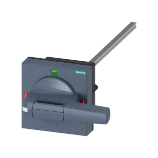 Siemens 8UD1141-2AE21, Sentron 3KC, Manuel Transfer Şalterleri için Kapıdan Tahrik Mekanizması, Komple, 300mm, Gri, Boy 3