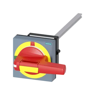 Siemens 8UD1141-3AF25, Sentron 3KF, Sigortalı Yük Ayırıcılar için Kapıdan Tahrik Mekanizması, Komple, 300mm, Sarı-Kırmızı, Boy 2