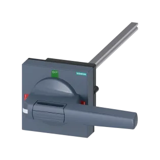 Siemens 8UD1151-3AE21, Sentron 3KC, Manuel Transfer Şalterleri için Kapıdan Tahrik Mekanizması, Komple, 300mm, Gri, Boy 4