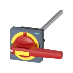 Siemens 8UD1151-3AF25, Sentron 3KD Boy 4 ve Sentron 3KF Boy 4 Yük Ayırıcılar için Kapıdan Tahrik Mekanizması, Komple, 300mm, Sarı-Kırmızı