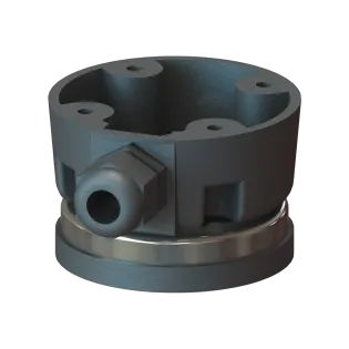 Siemens 8WD4308-0DE, Sirius 8WD, Tekli Sinyal Lambaları İçin Soket, Yandan Kablo Çıkışlı, Manyetik Sabitlemeli