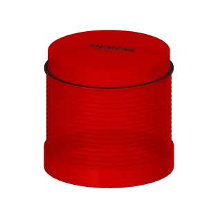 Siemens 8WD4400-1AB, Sirius 8WD, 70 mm, BA15d Akkor Lamba ve LED Uyumlu Sinyal Elemanı, Kırmızı, 12-230 Volt AC/DC