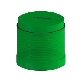 Siemens 8WD4400-1AC, Sirius 8WD, 70 mm, BA15d Akkor Lamba ve LED Uyumlu Sinyal Elemanı, Yeşil, 12-230 Volt AC/DC