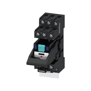 Siemens LZS:PT3A5L24, PT Serisi, Komple Set Soketli Röle, 11 Pinli, 3 K/A Kontaklı, 24 Volt DC, LED Modüllü, Etiketli, Klipsli