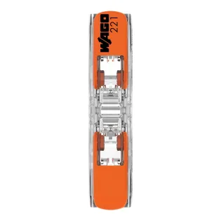 Wago 221-2411, 221 Serisi, 2x4 mm² Tırnaklı Hat Tipi Buat Klemensi